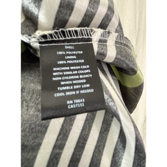 Jessica Howard Womens Event Career Corpcore Striped Sleeveless Midi Dress Size 6 - Picture 7 of 7